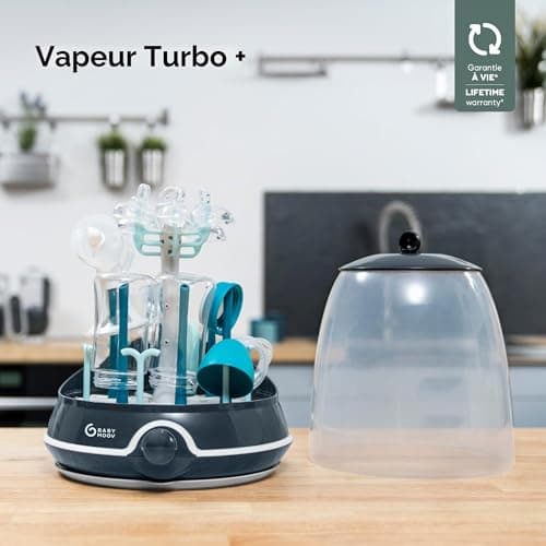 Stérilisateur Babymoov Turbo Steam Plus 2-en-1
