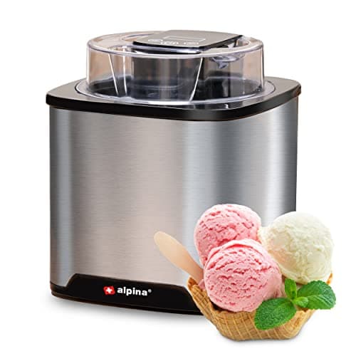 alpina Turbine à Glace 2L Compresseur Yaourt Glacé