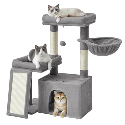 Arbre à chat Feandrea 86 cm bas avec rampe d'accès