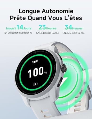 Montre GPS iGPSPORT VeRun AMOLED Double Fréquence