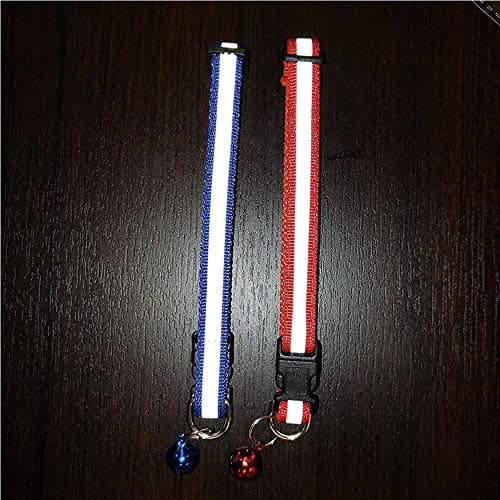 Collier chat Dr.JIEER lot de 6 à boucle clip 20-32 cm