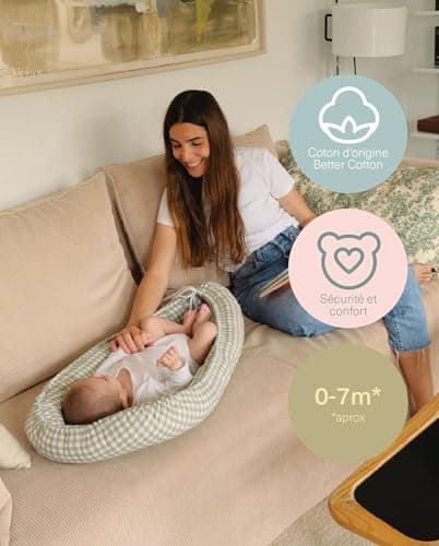 Nid bebe 90x50 cm Mint Tea molis co