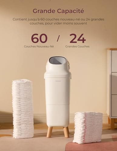 Poubelle à couches Momcozy Triple Joint 22 L