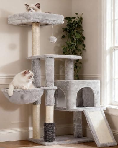 Arbre à chat compact Heybly HCT005SW 108 cm