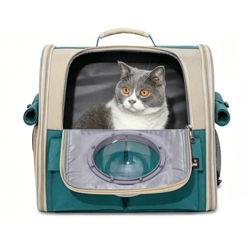 Sac à dos chat Kiepoar capsule 2 dômes 3 entrées