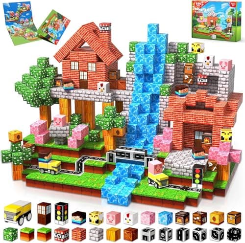 Blocs magnétiques GraceDuck 100 cubes de 2 cm
