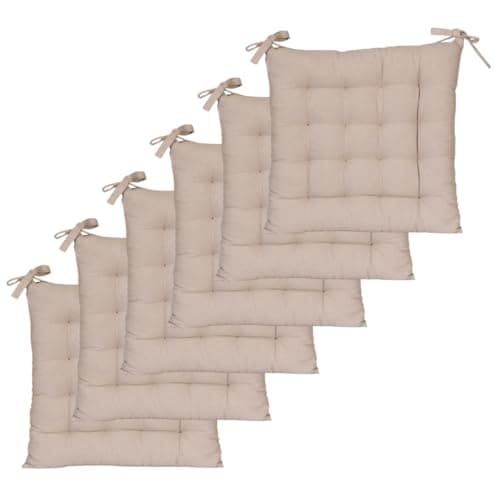 Galettes Carrées 40x40 Taupe Anthracite Lot 6