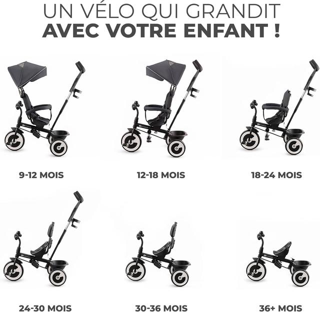 Tricycle Évolutif Kinderkraft Aston