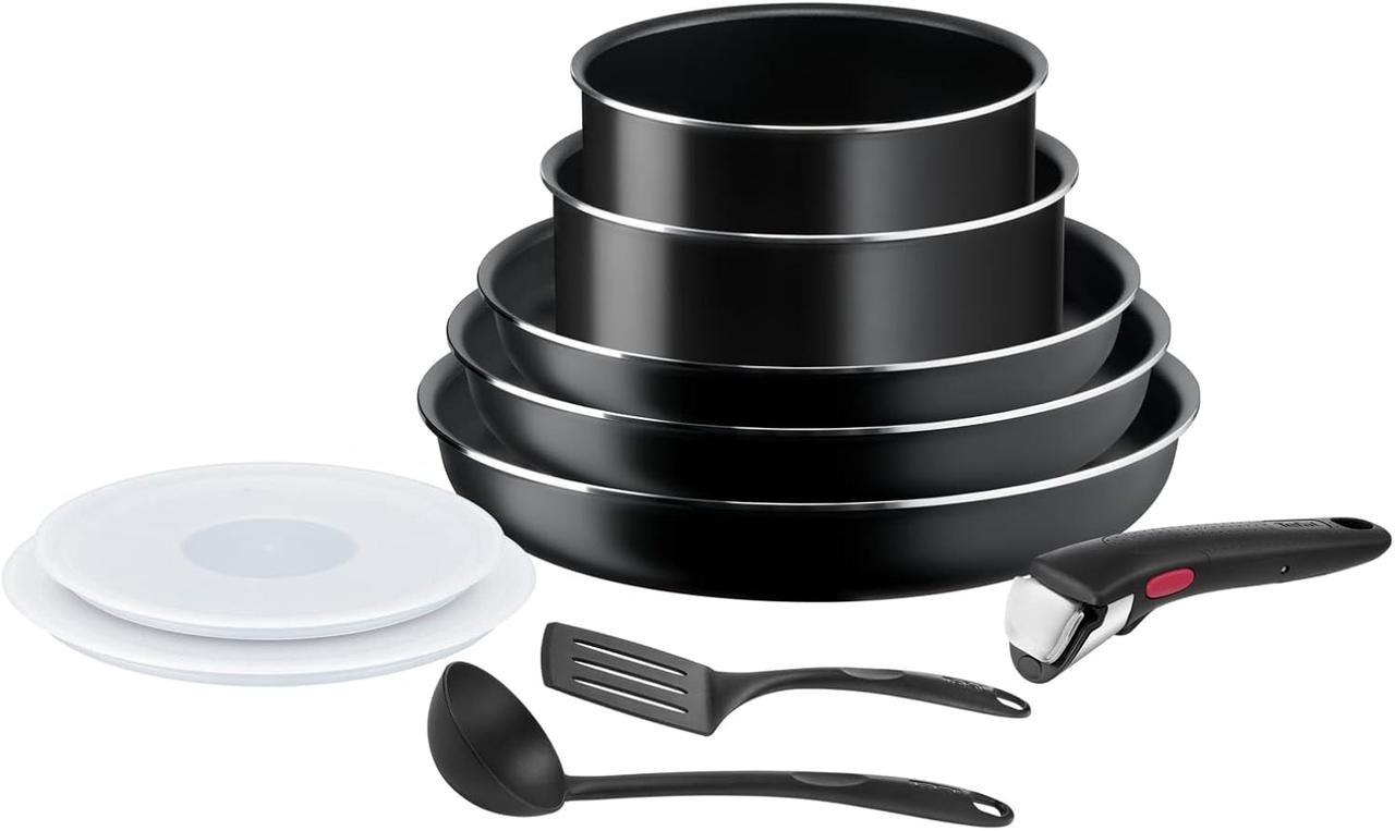 Tefal Ingenio 10 pièces: Batterie de Cuisine Antiadhésive