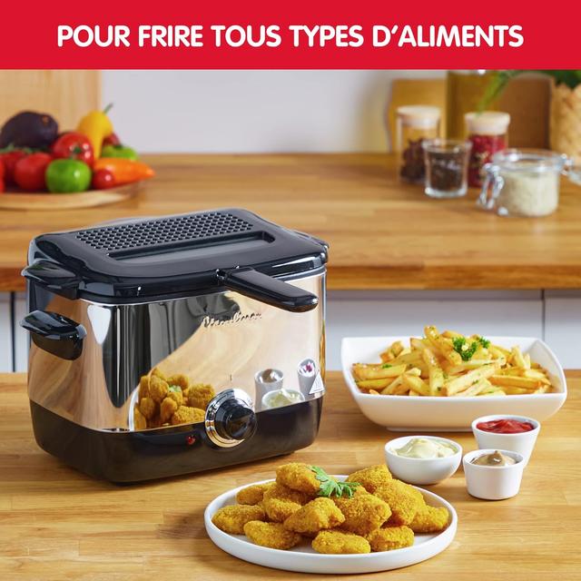 Friteuse Moulinex Minifrito AF220010: Frites croustillantes pour 2 personnes