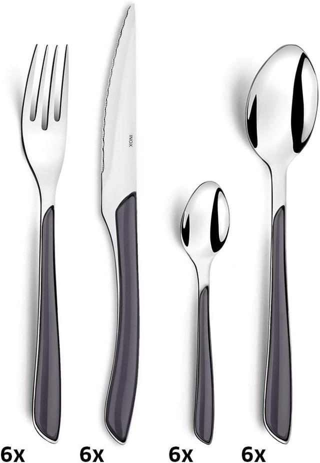 Coffret 24 Couverts Amefa ECLAT - Gris