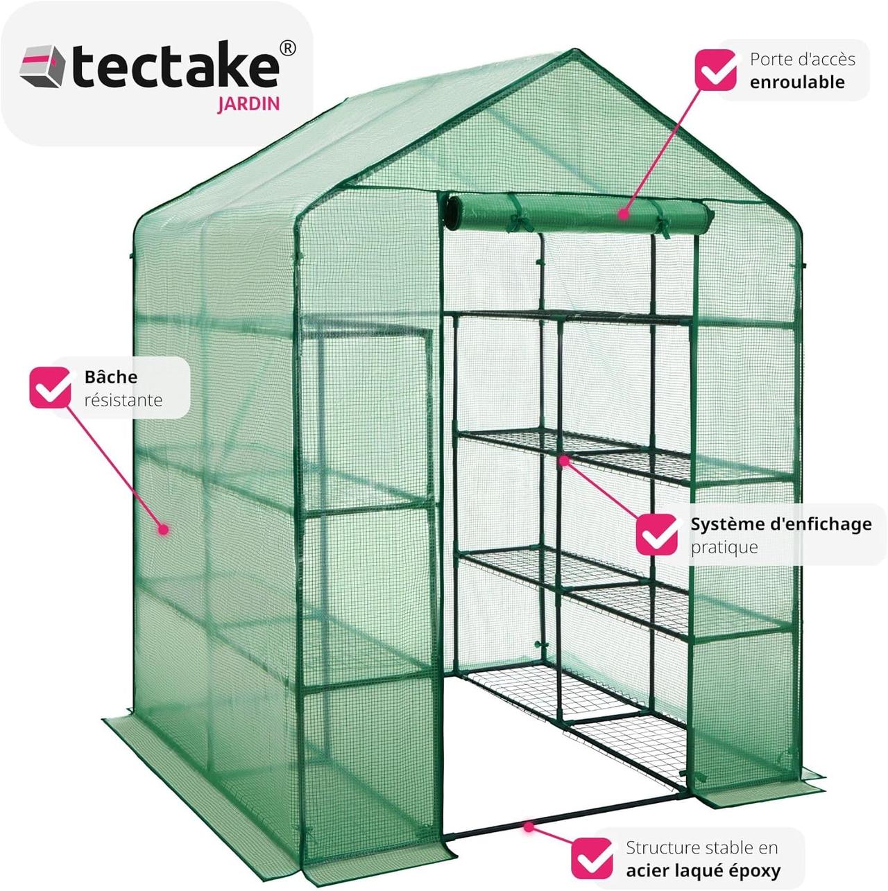Serre de Jardin TecTake - 143x143x195cm