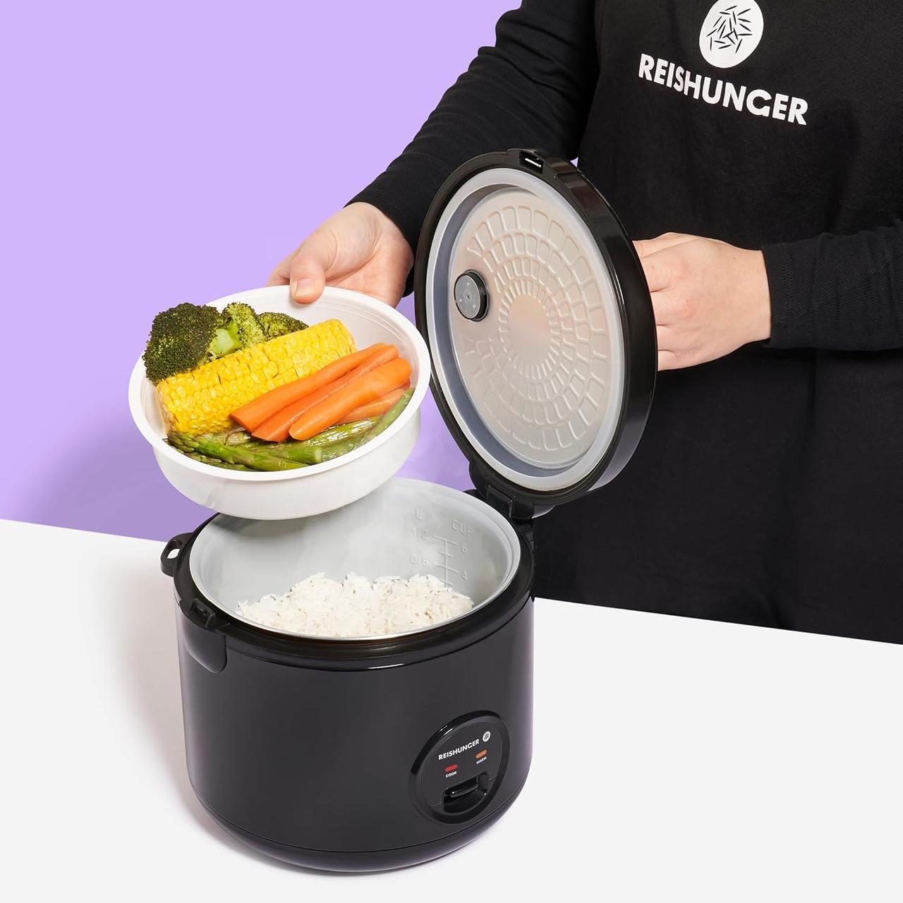 Cuiseur Riz REISHUNGER 1.2L - Cuiseur à Vapeur Inclus