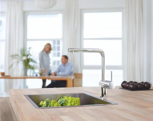 Robinet Cuisine GROHE Minta - Douchette Extensible