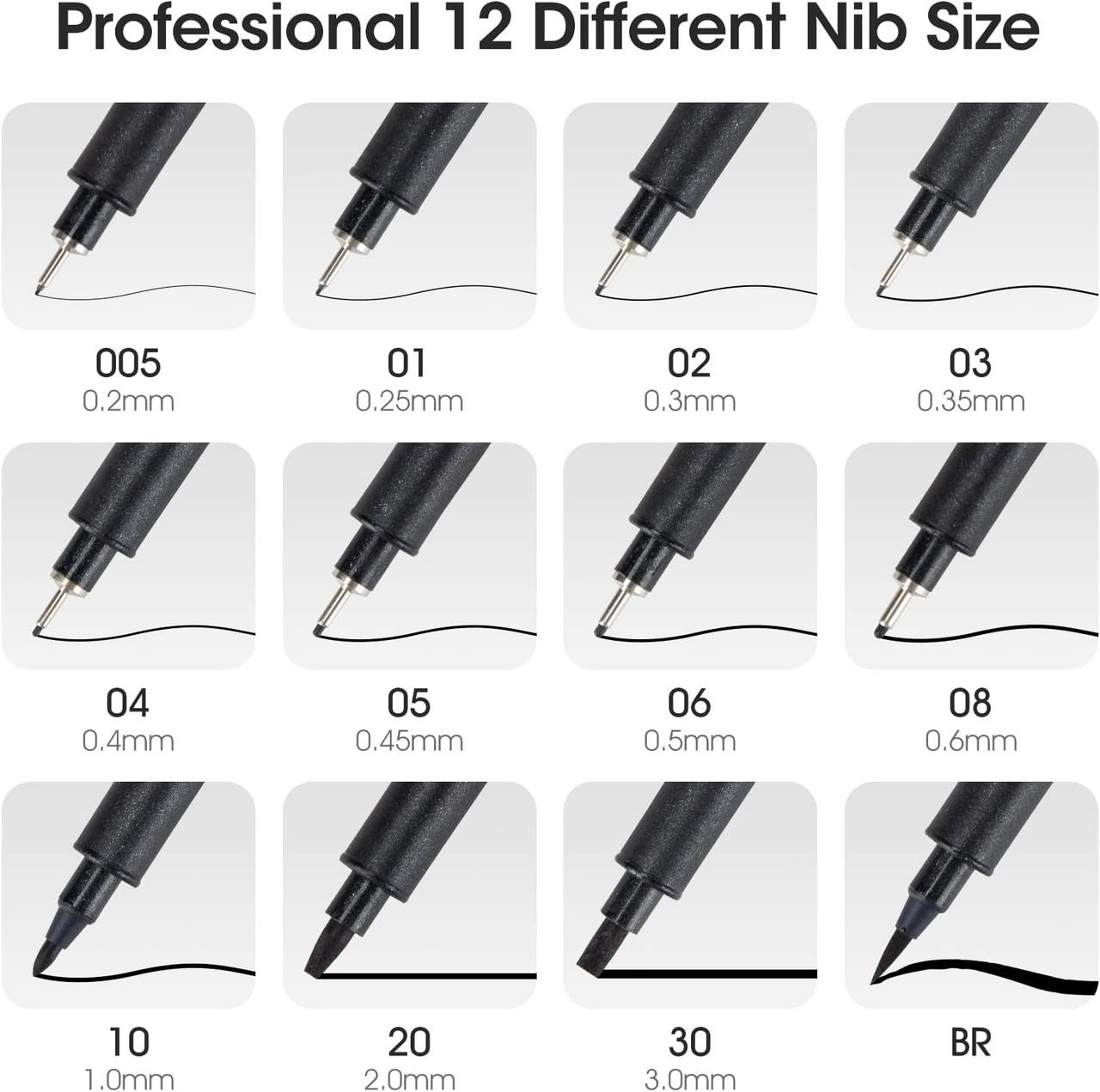 Stylos Pointe Fine TWOHANDS - Pack de 12