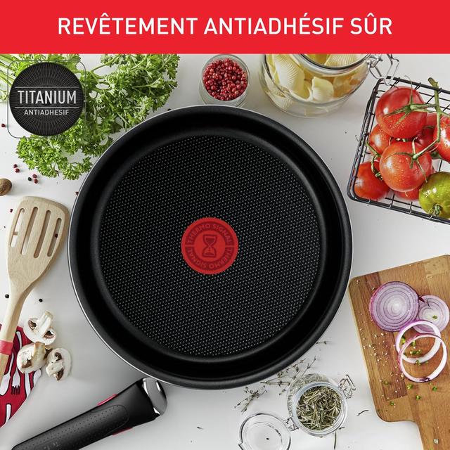 Tefal Ingenio 10 pièces: Batterie de Cuisine Antiadhésive