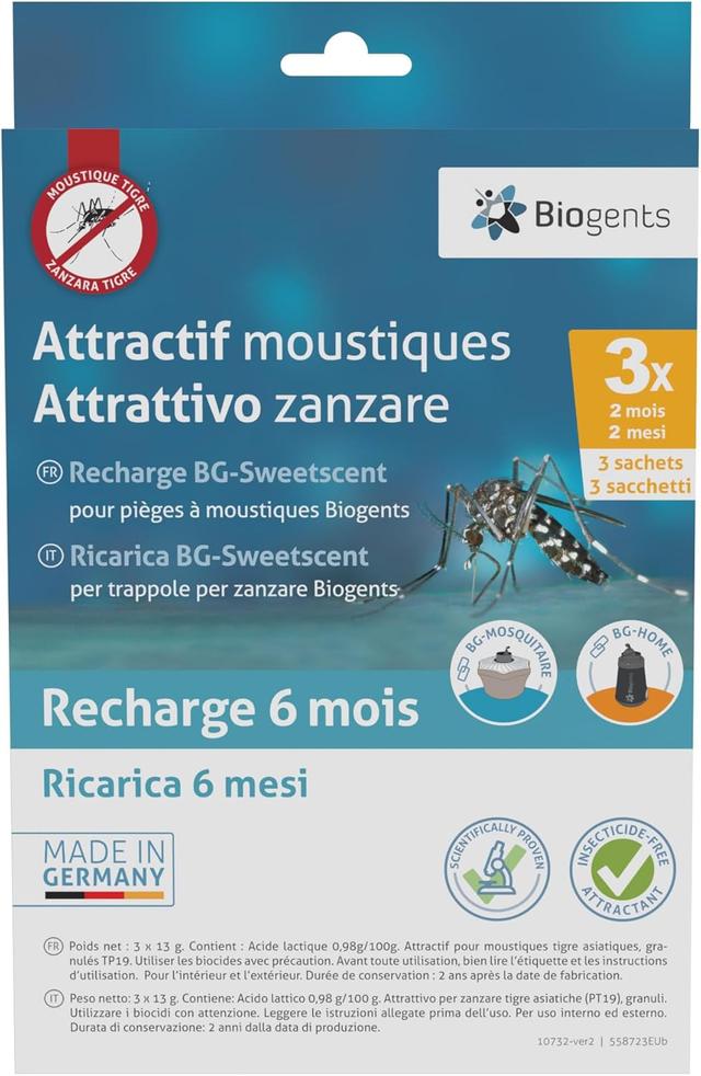 Recharges Biogents 6 Mois Anti-Moustiques