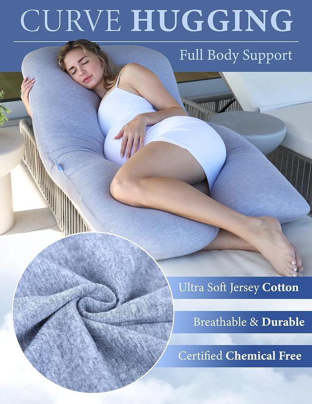 Coussin de Grossesse Pharmedoc - Soutien Dorsal, Jambes & Hanches