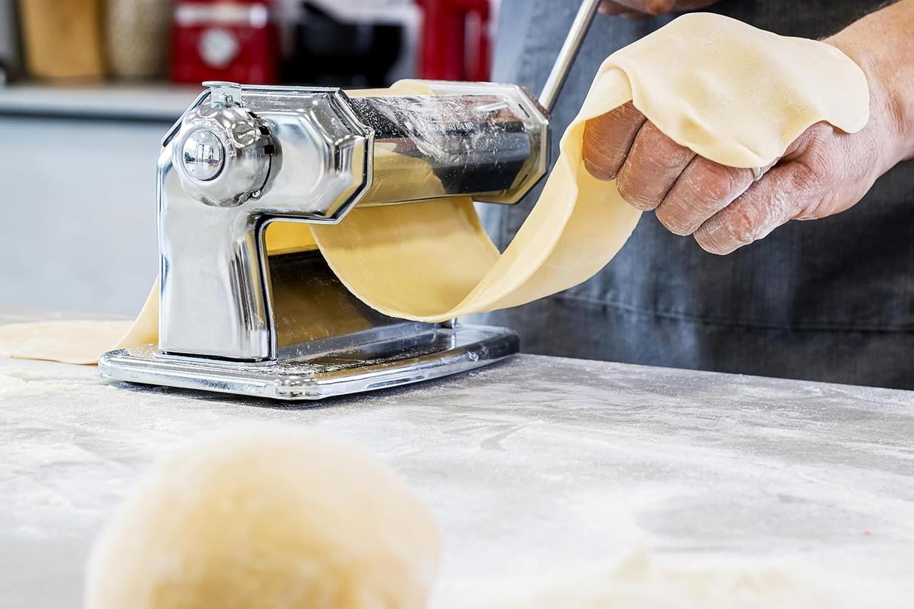 Imperia 100 Machine à Pâtes Argentée - Fabriquez vos Pâtes Maison
