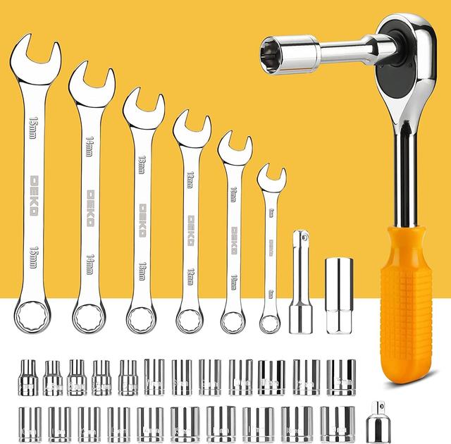 Coffret Outils DEKO 228 Pièces - Boîte à Outils Complète