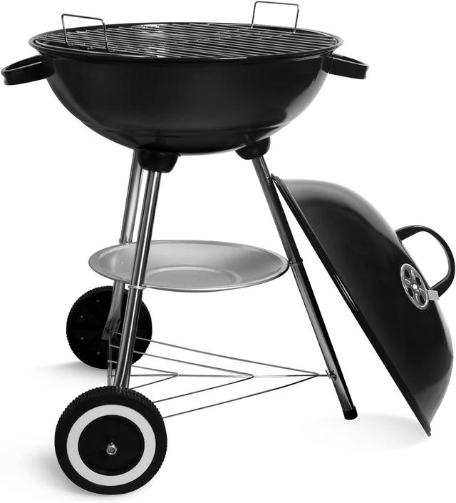 Barbecue Charbon Rond SunJas - BBQ Mobile Portable