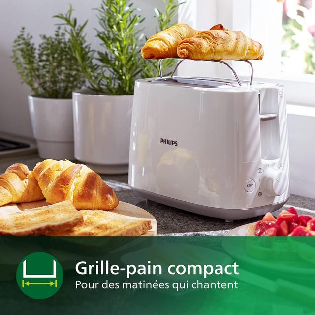Grille-pain Philips 2 Fentes - Toast Parfait