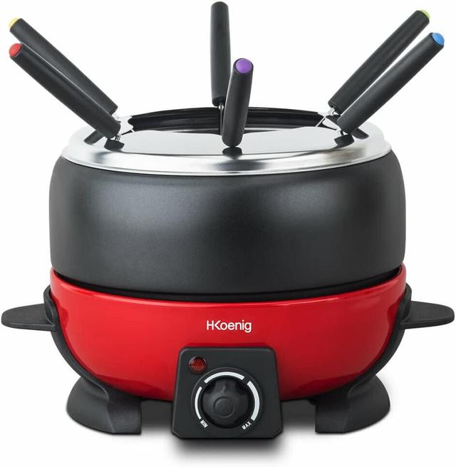 Fondue H.Koenig ALP1800 - Appareil à Fondue Electrique 2L