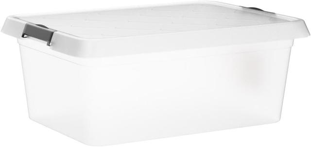 Boîtes de Rangement Empilables 12,5L - Lot de 4