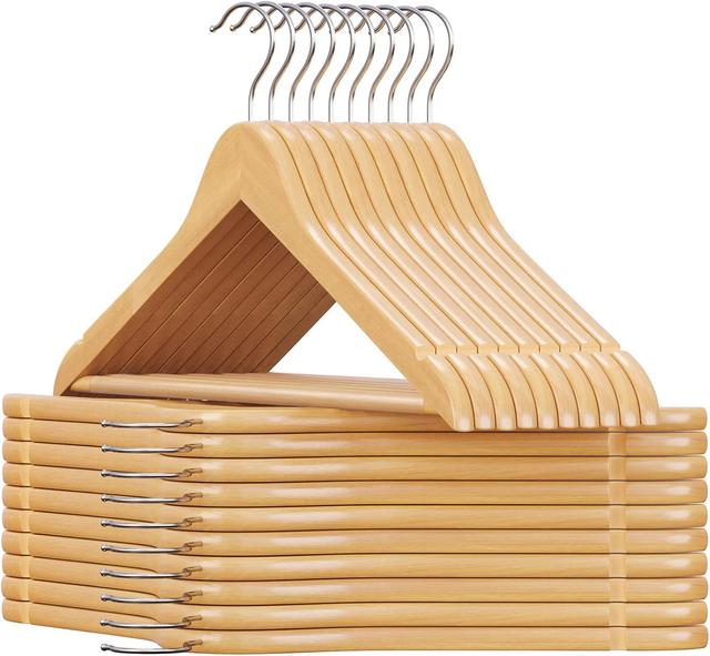 Cintres Bois SONGMICS - Lot de 20 - Meilleur Prix