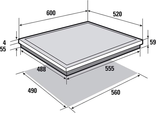 Sauter - SPI4360B - Plaque Induction - Table de Cuisson Encastrable - Noir - 3 Foyers - 7200W