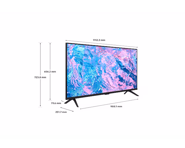 Samsung Téléviseur TU50CU7095 50" (50 Pouces), Crystal UHD 4K, Smart TV