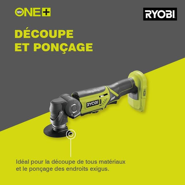 Outil Multifonctions Ryobi 18V One+ R18MT-0