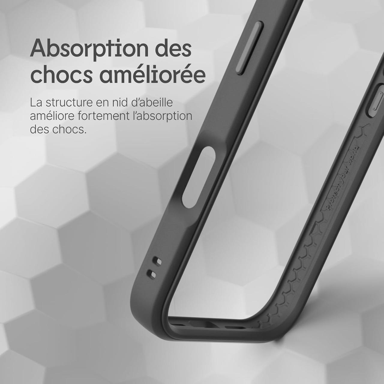 RhinoShield Coque Bumper iPhone 16 CrashGuard