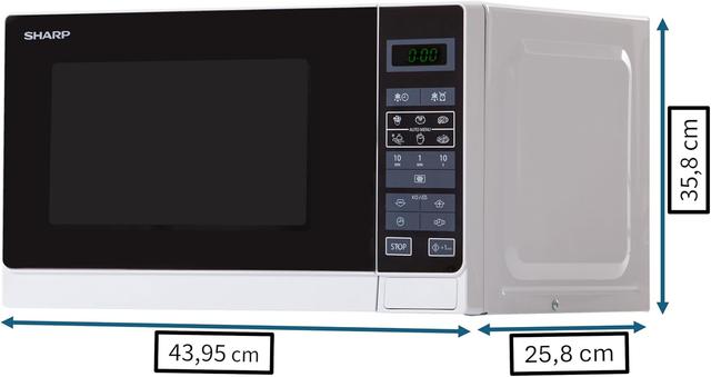 Sharp R-242WW Micro-ondes Solo