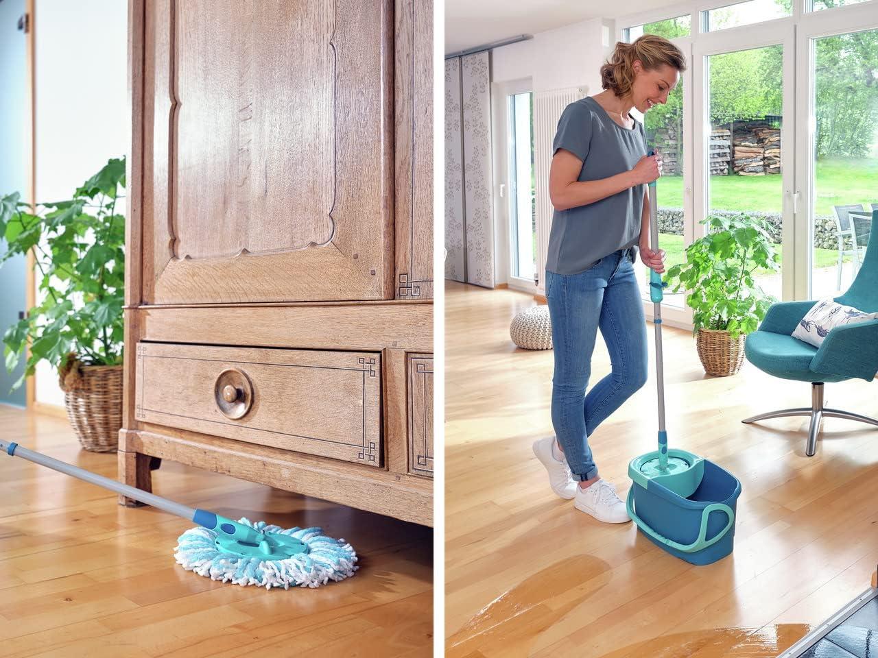 Leifheit Clean Twist Disc Mop Ergo: Balai Serpillère Essoreur