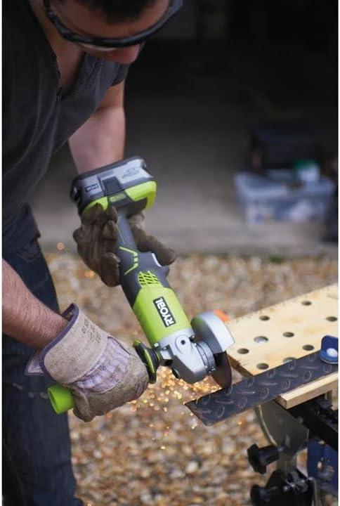 RYOBI Meuleuse d'Angle 18V ONE+ 115mm - R18AG-0 (Sans Batterie)