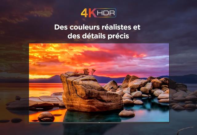 TCL 50V6B 50 Pouces 4K Ultra HD, HDR TV, Smart TV Powered by Google TV