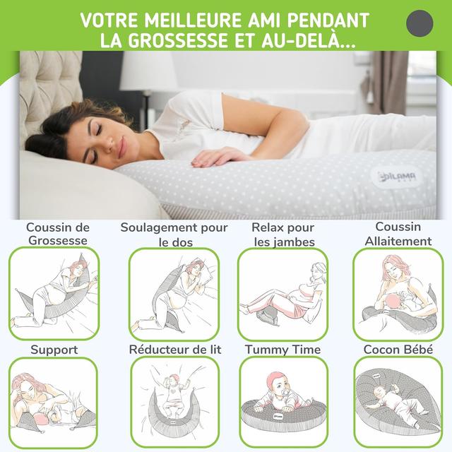 Coussin Grossesse Dilamababy: Confort Optimal