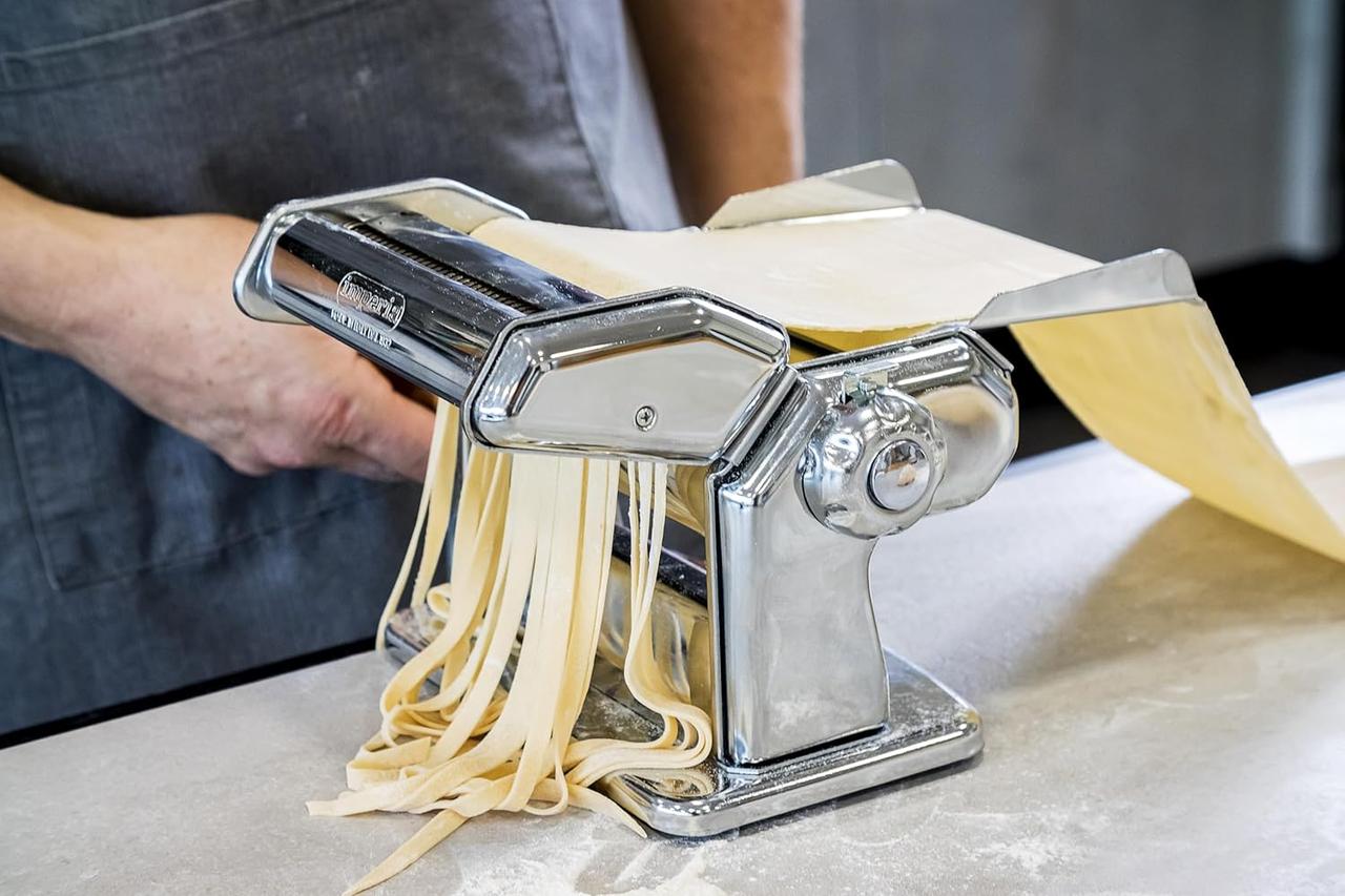 Imperia 100 Machine à Pâtes Argentée - Fabriquez vos Pâtes Maison
