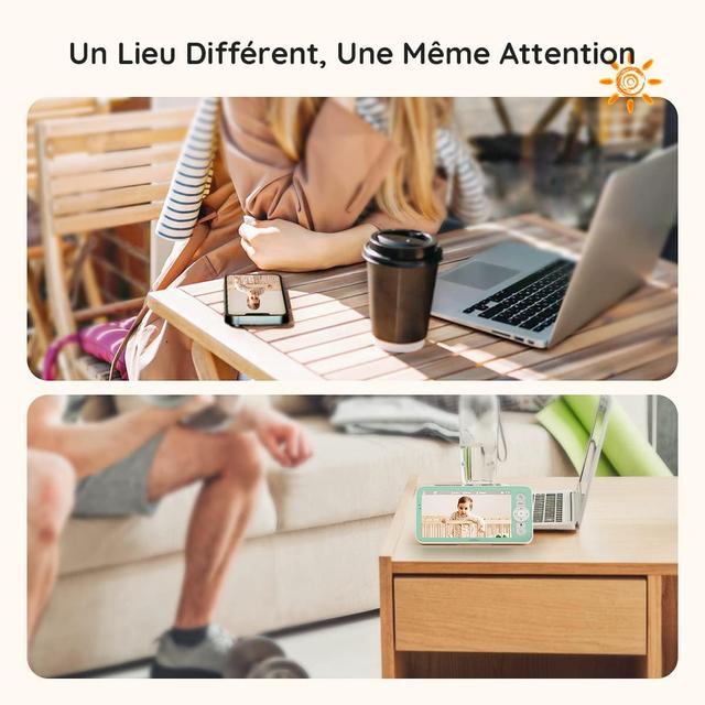 Babyphone Caméra BOIFUN 2K - Surveillance Bébé