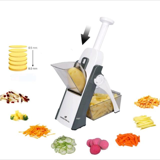 Mandoline ONCE FOR ALL - Coupe Légumes Multifonction