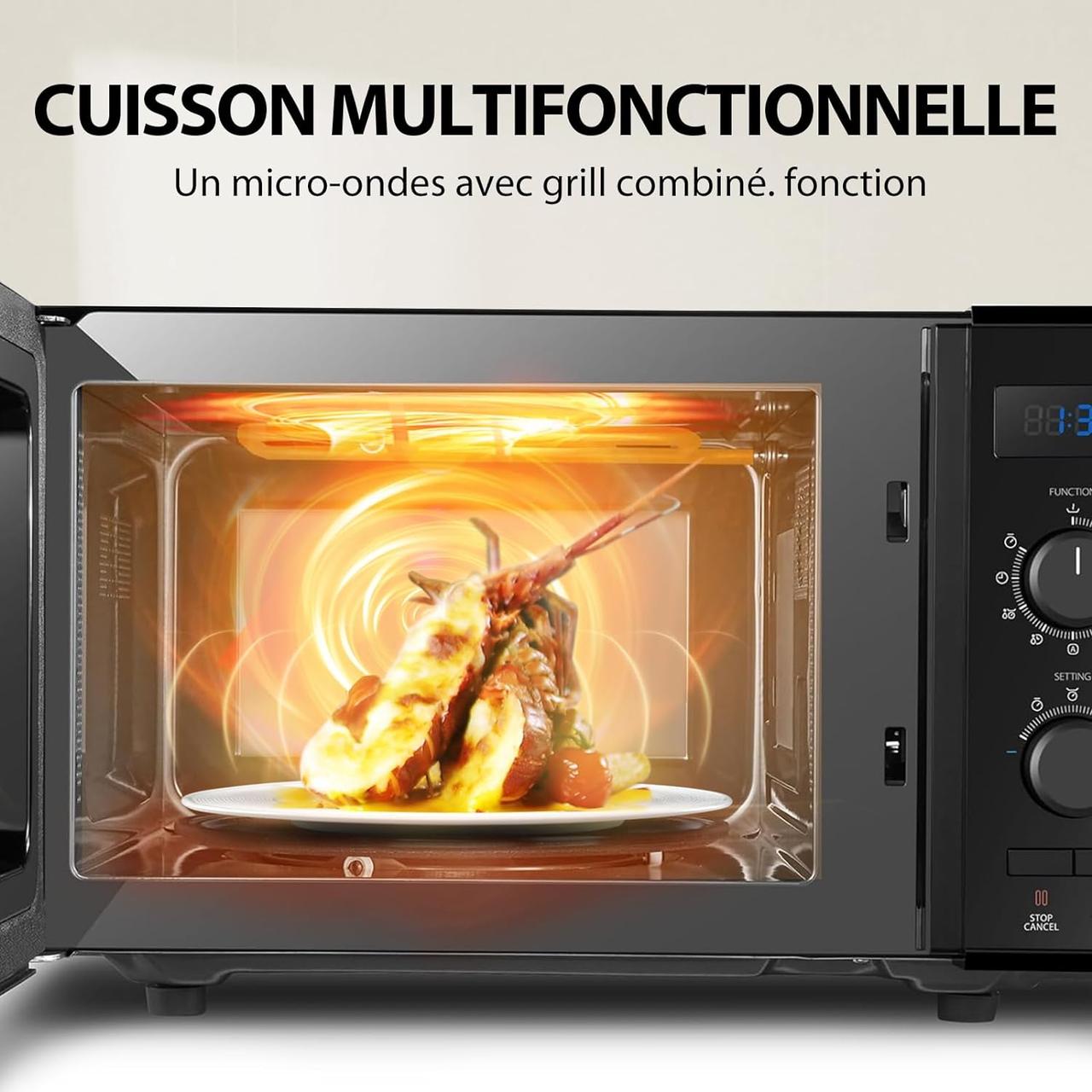 Four Micro-ondes Toshiba 900W - Grill 1050W - 23L