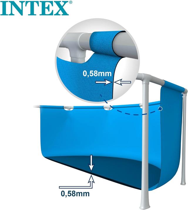Piscine Intex Prism Frame Rectangulaire 4m x 2m