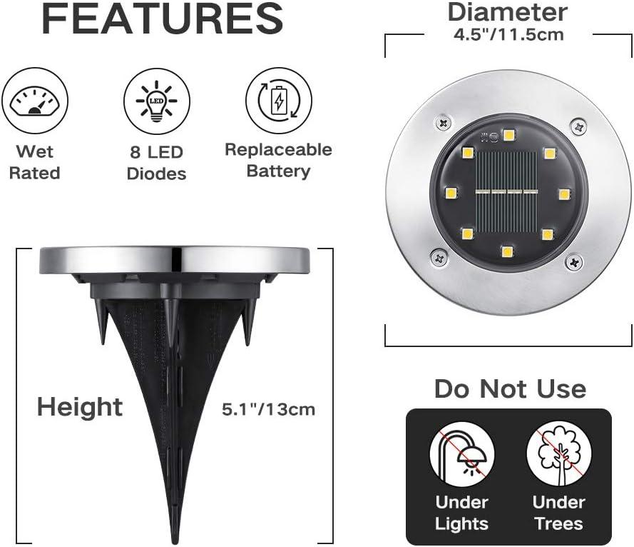 Lampes Solaires Extérieures Joomer - 12 Pièces