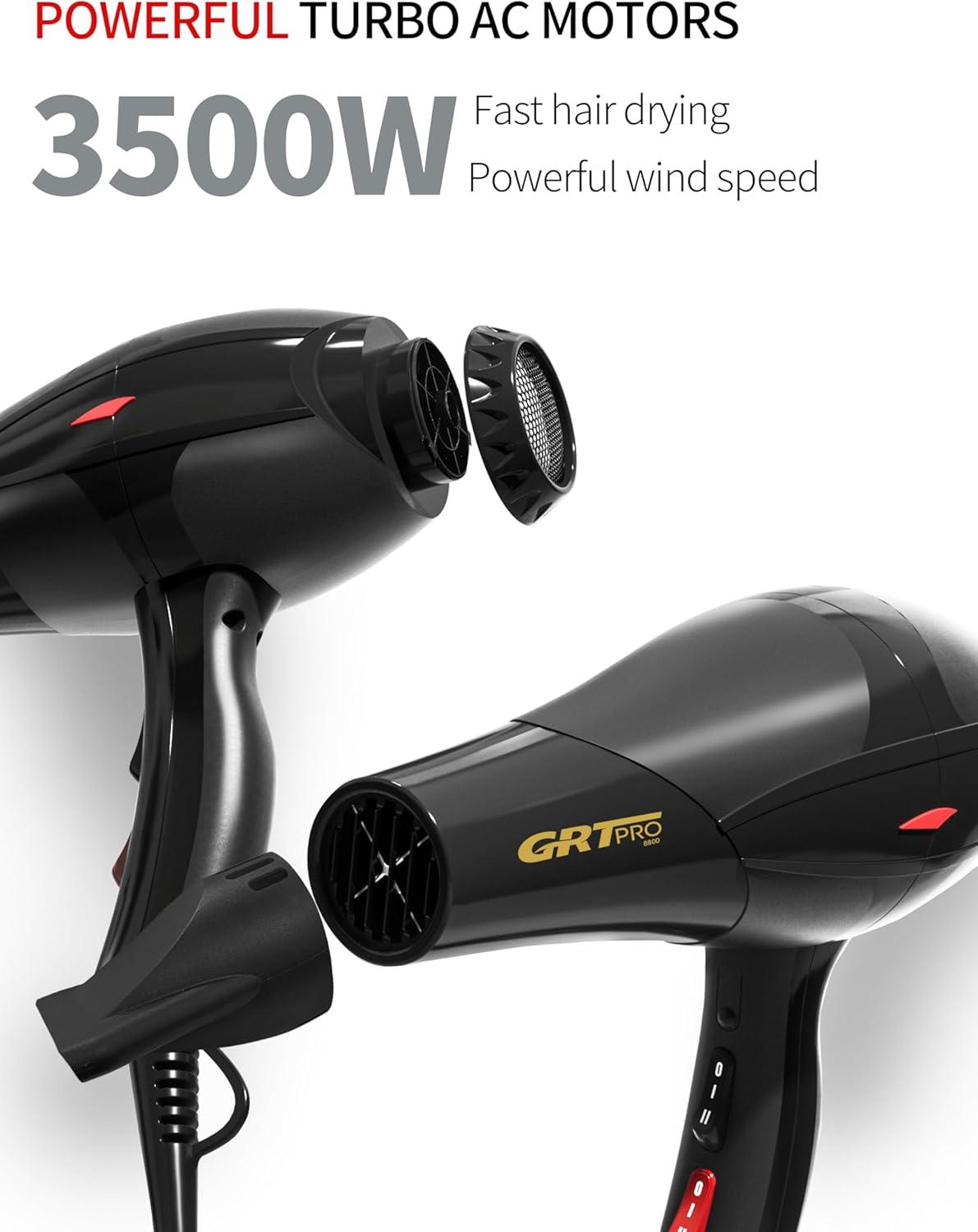 Sèche-Cheveux Professionnel 3500W Ionique