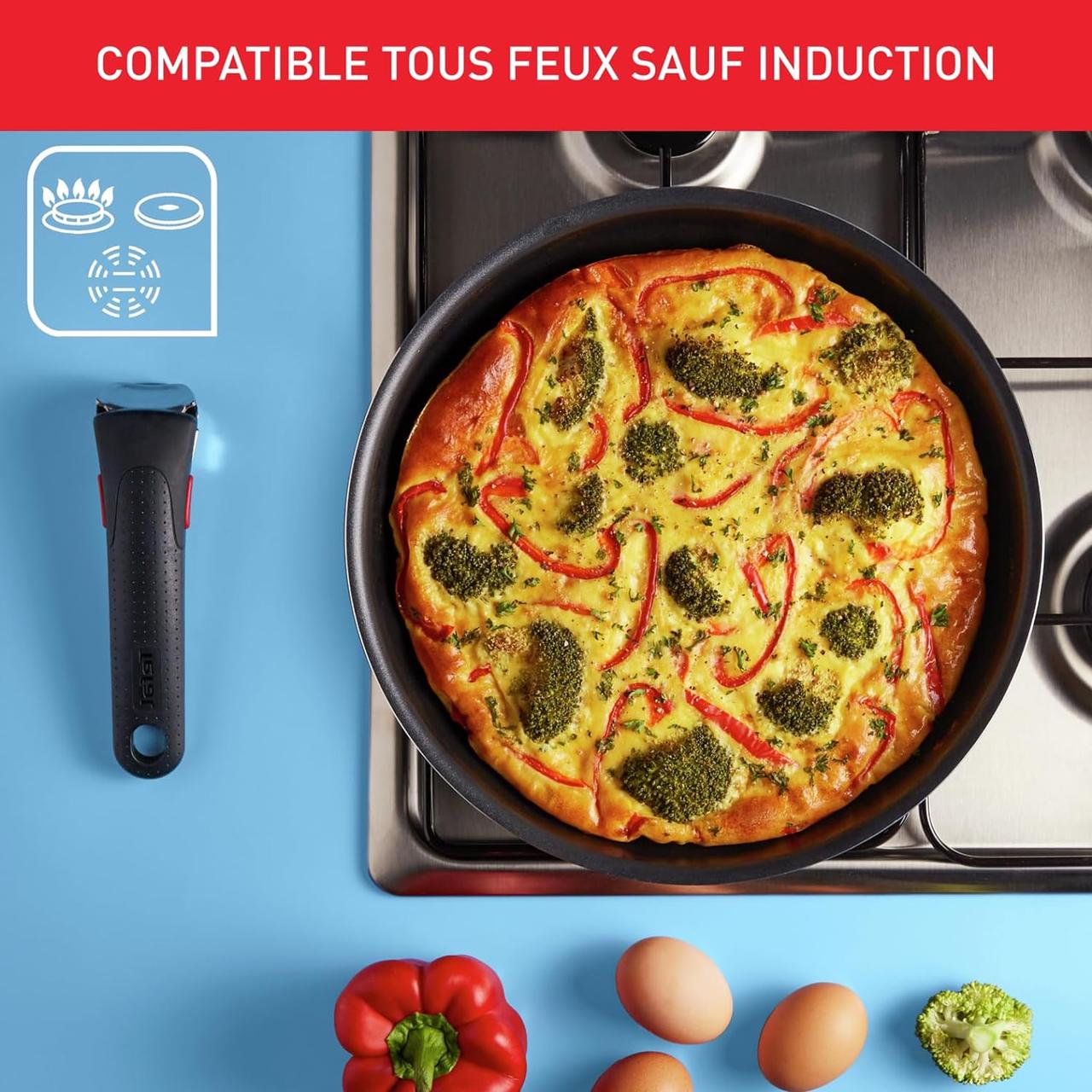 Tefal Ingenio 10 pièces: Batterie de Cuisine Antiadhésive