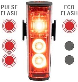 Sigma - Blaze Éclairage LED pour vélo, Phares arrière avec feu Stop Rechargeable