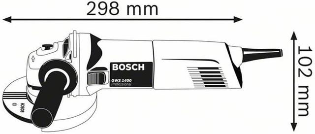 Meuleuse Bosch GWS 1400 - 1400W - 125mm
