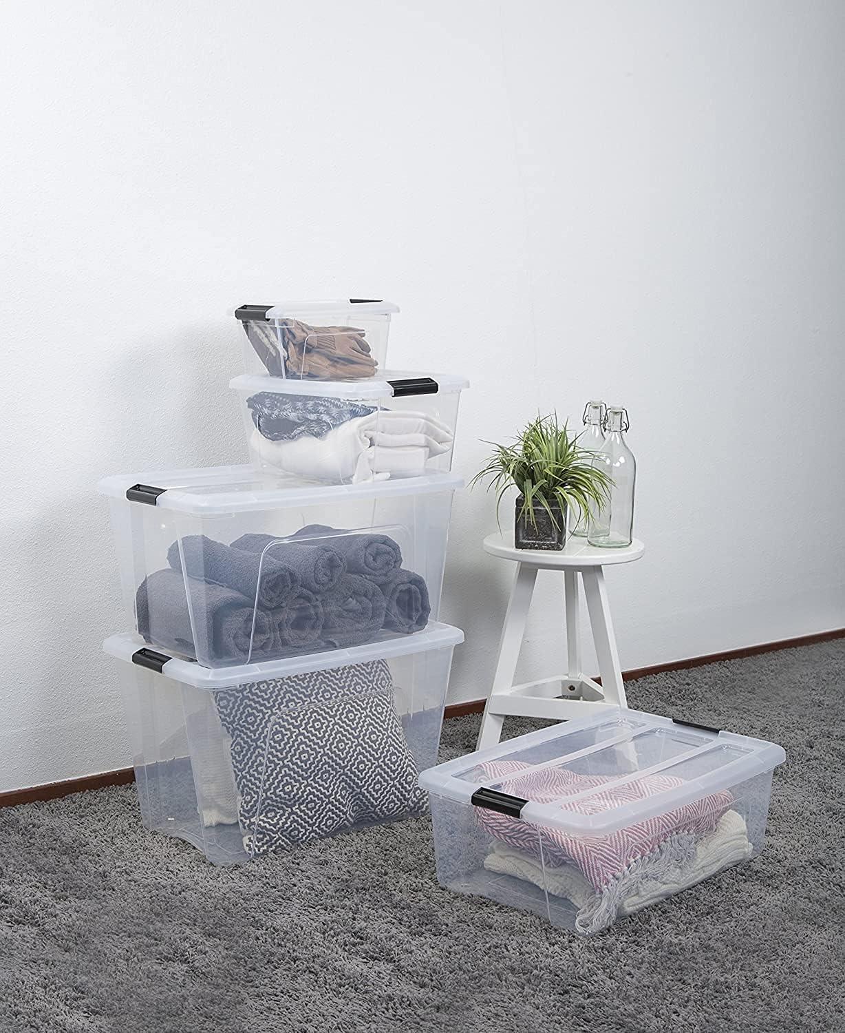 Boîtes de Rangement Iris Ohyama 60L - Lot de 4