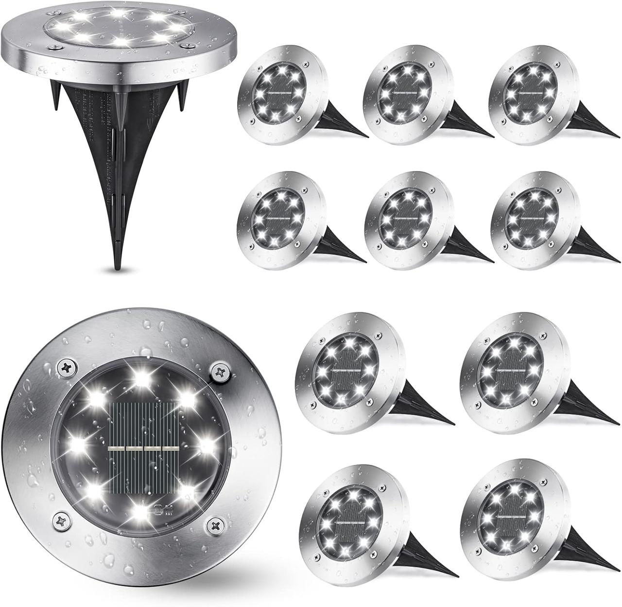 Lampes Solaires Extérieures Joomer - 12 Pièces